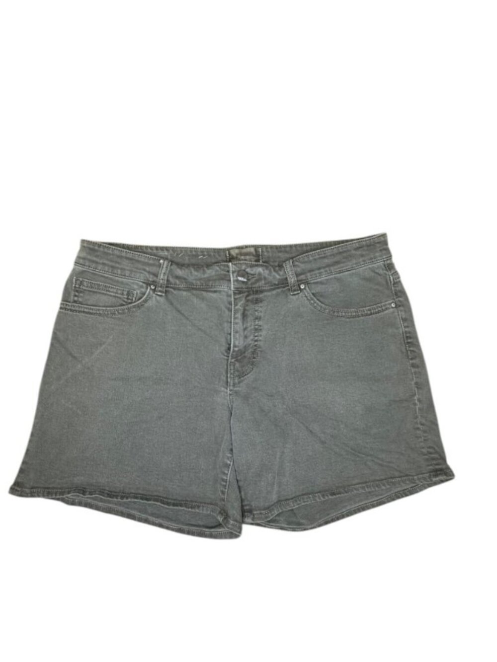 BKE Payton Army Green Denim Shorts - Mid-Rise - Size 32